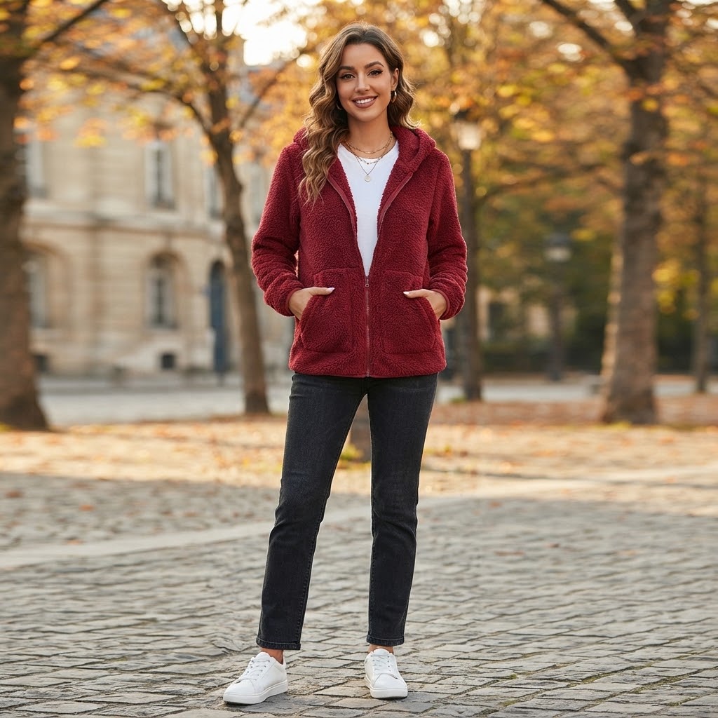 Utility - Hooded Coat with Patch Pockets
