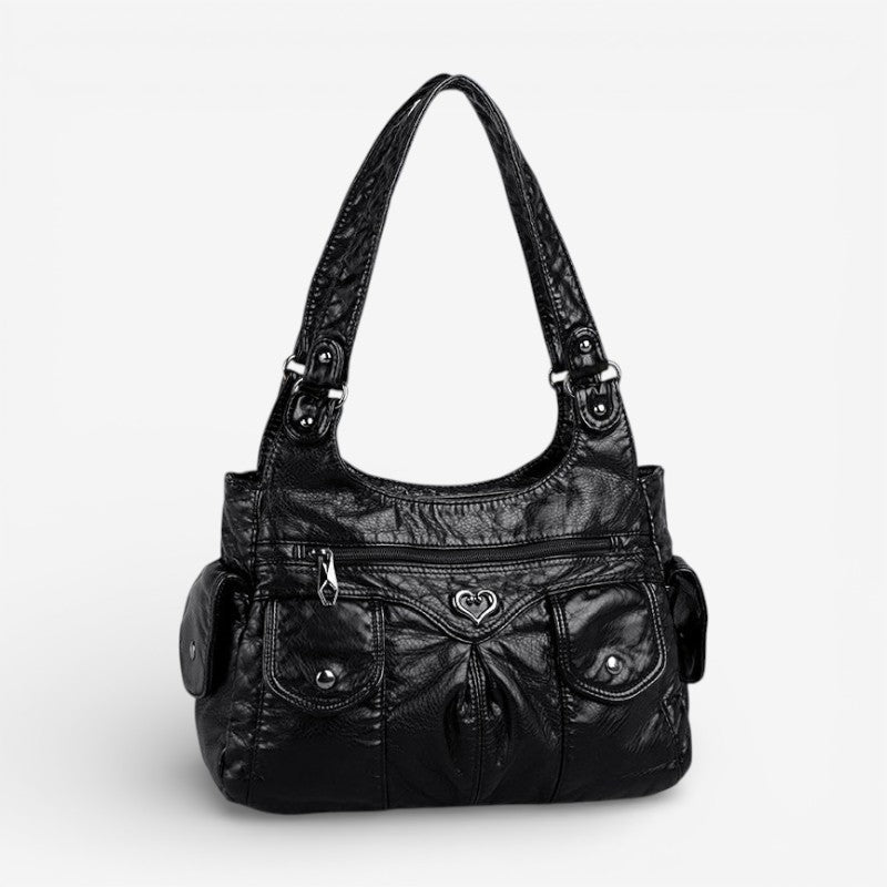 Eleanora – Adjustable Strap Shoulder Bag With Zipper And Pockets