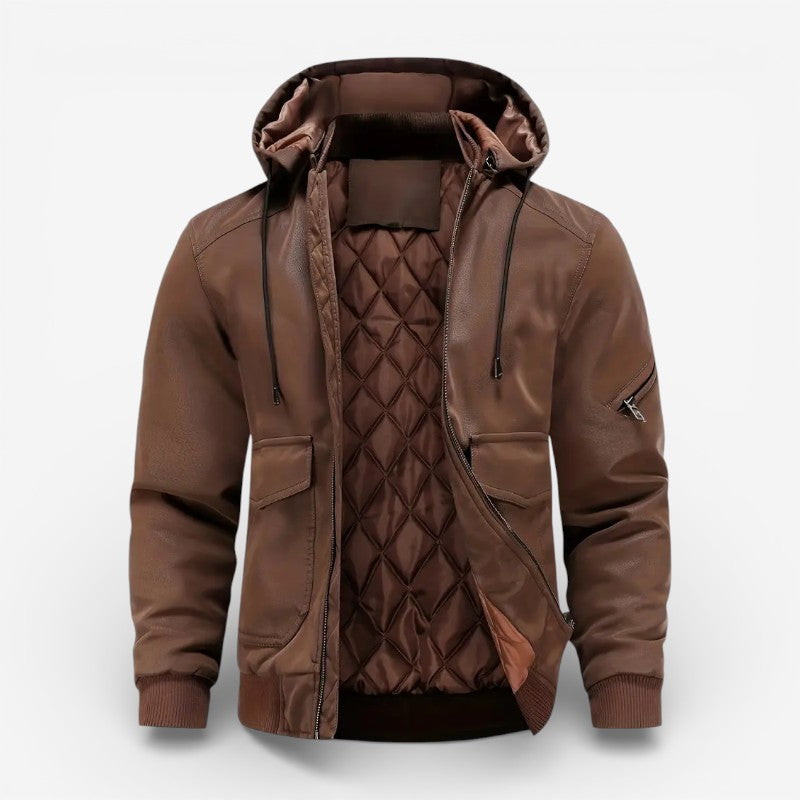 Roman – Long Sleeve Hooded Jacket With Zipper And Pockets