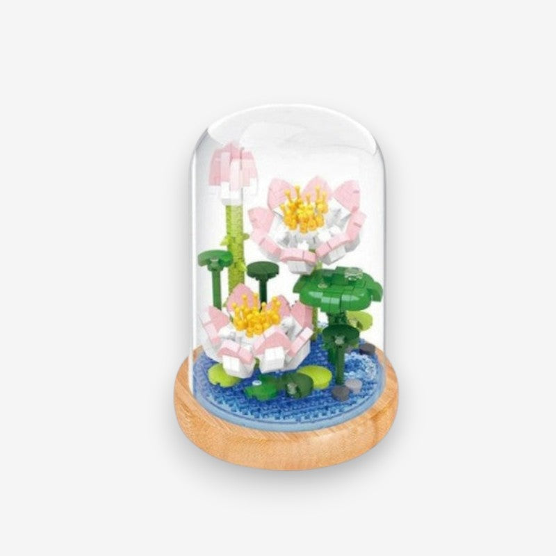 GlowBloom – Decorative Flower Building Blocks with Built-in Lighting