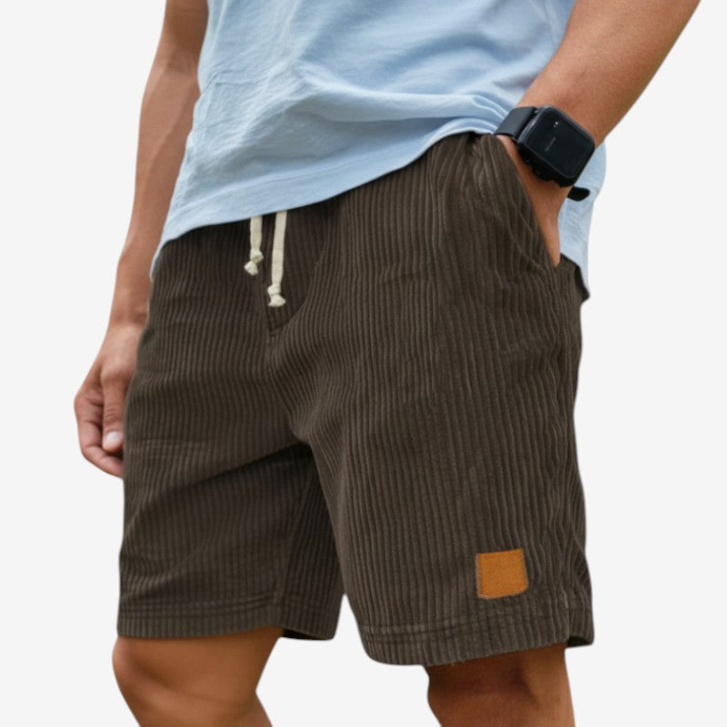 Men's Casual Drawstring Shorts with Pockets