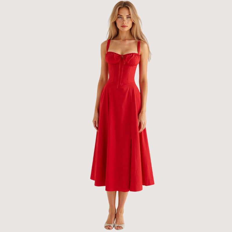 Women's Sleeveless Midi Dress