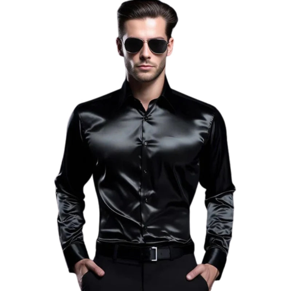 Claus – Overhemd met Lange Mouwen en Knoopsluiting Velani