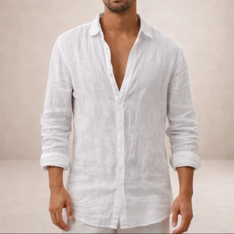 Men's Long Sleeve Button-Down Shirt