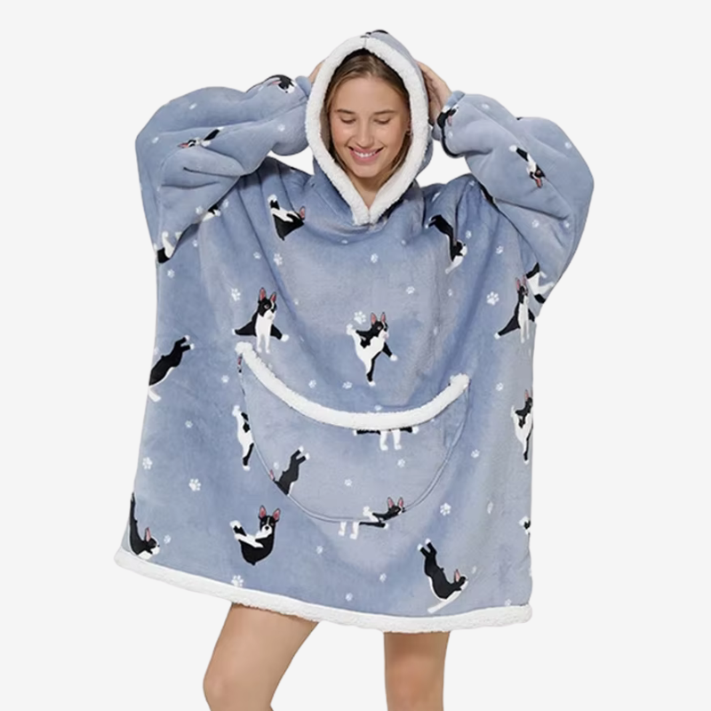 Long Sleeve Hoodie with Oversized Casual Fit