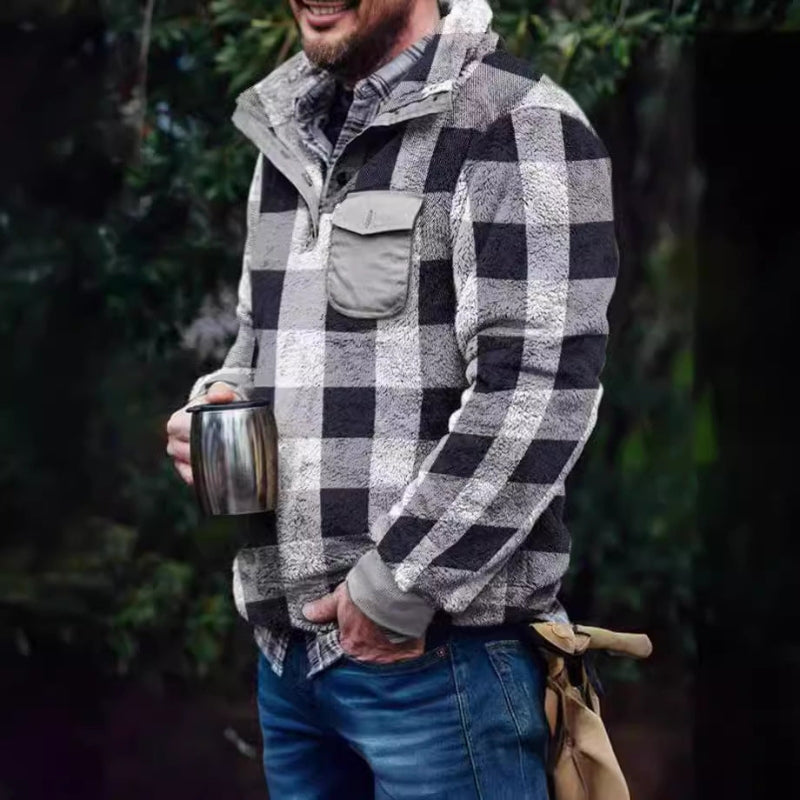 Liam – Long Sleeve Jacket with Standup Collar