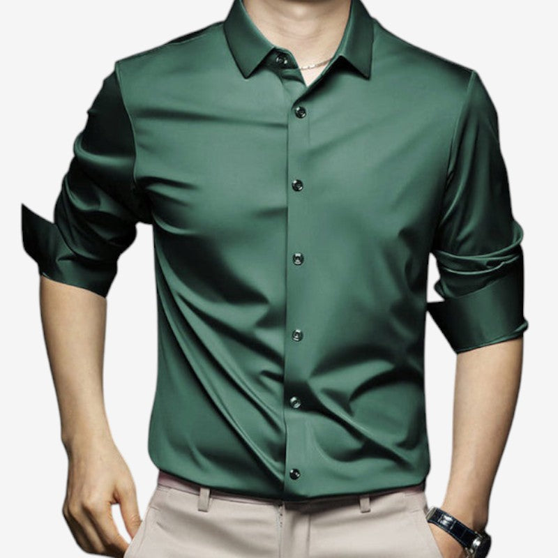 Daniel – Losvallend overhemd met lange mouwen en knoopsluiting Velani