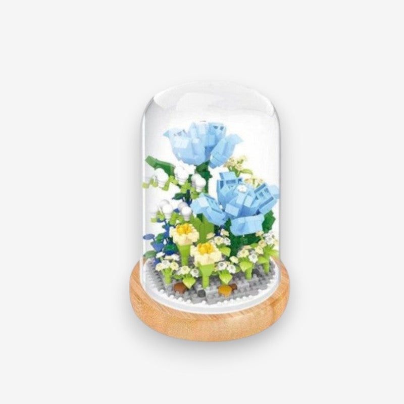 GlowBloom – Decorative Flower Building Blocks with Built-in Lighting