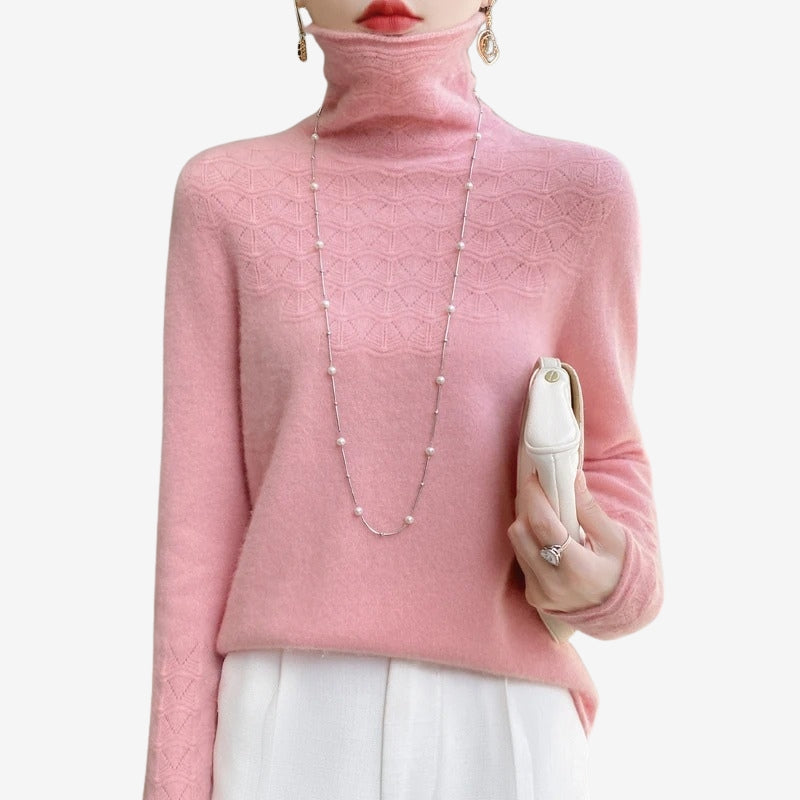 Ella – Long Sleeve Sweater with Round Neck