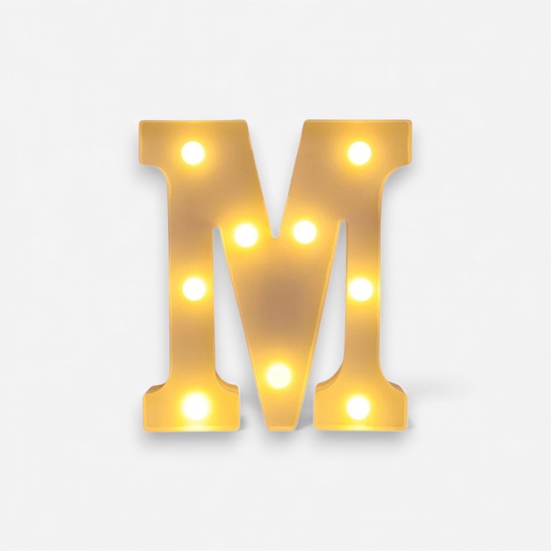 GlowLetter – Decoratieve LED Letter met Modern Ontwerp Velani