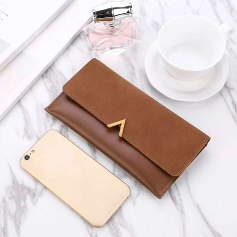 Hasp Handbag with Back Zipper