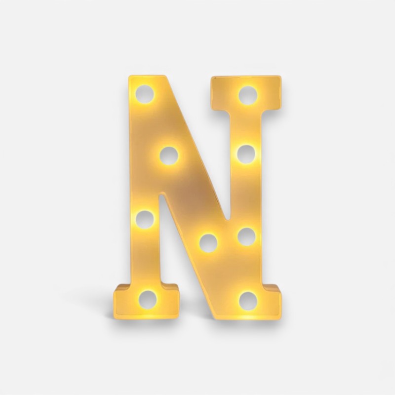 GlowLetter – Decoratieve LED Letter met Modern Ontwerp Velani