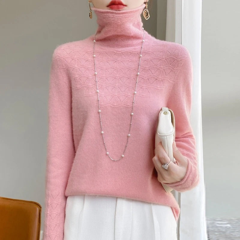 Ella – Long Sleeve Sweater with Round Neck