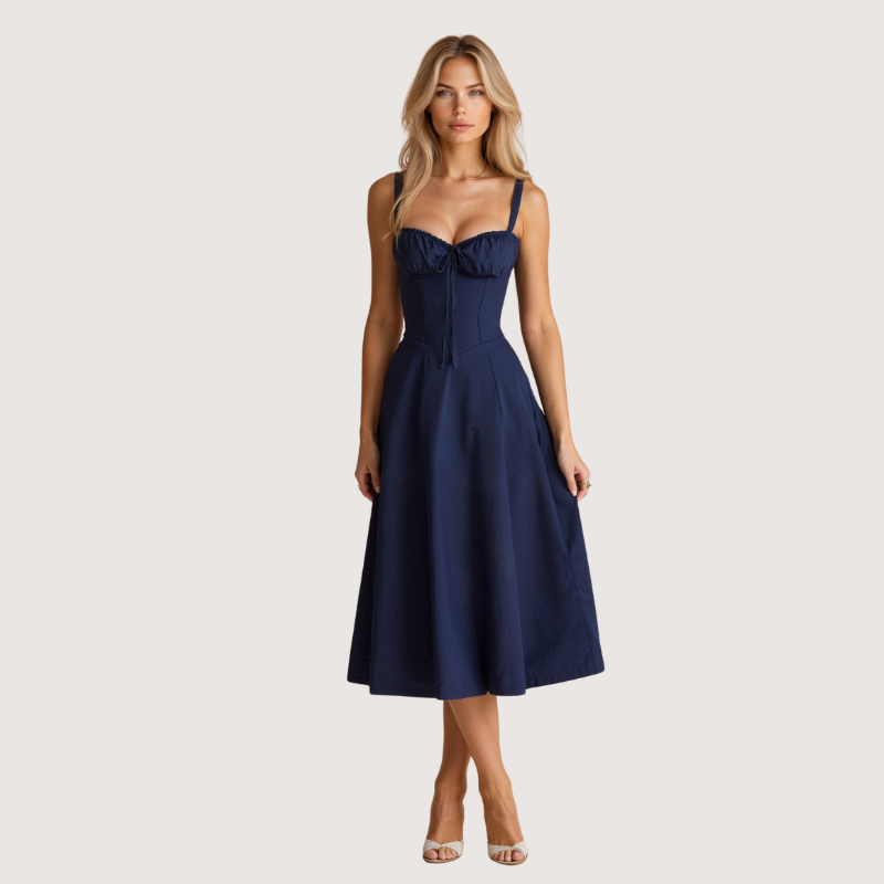 Women's Sleeveless Midi Dress