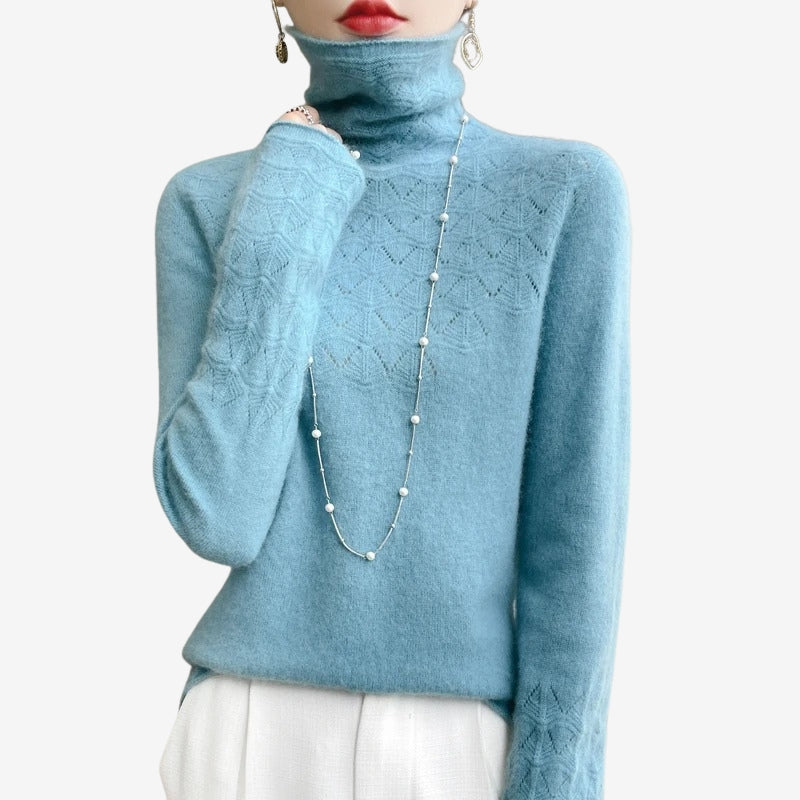 Ella – Long Sleeve Sweater with Round Neck