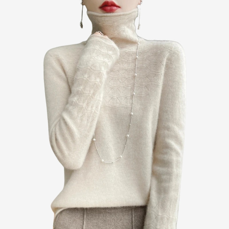 Ella – Long Sleeve Sweater with Round Neck