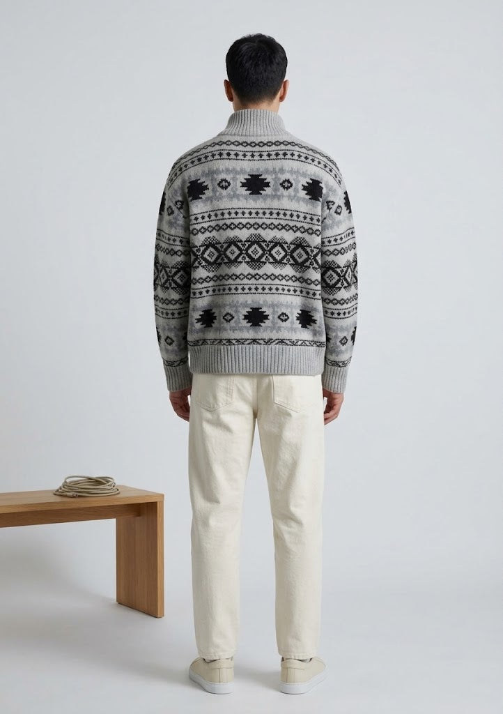 Liam – Men's Button-Down Sweater