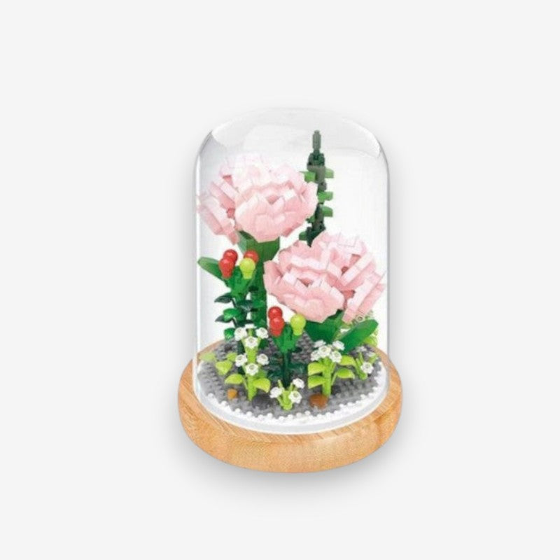 GlowBloom – Decorative Flower Building Blocks with Built-in Lighting