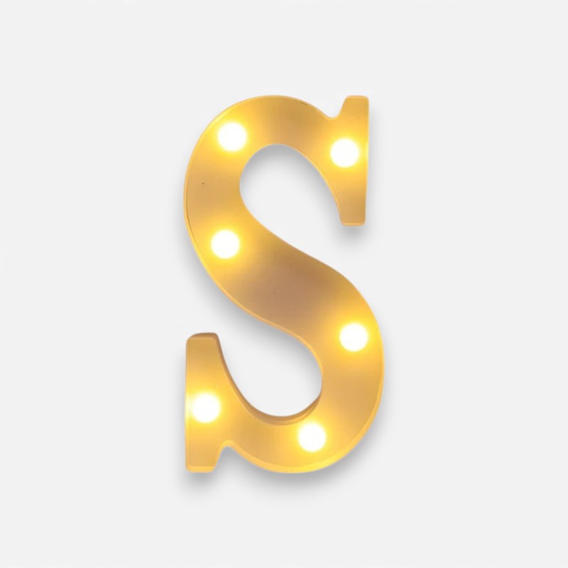 GlowLetter – Decoratieve LED Letter met Modern Ontwerp Velani