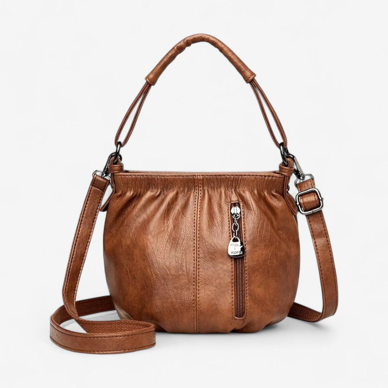 Sophie – Schoudertas met Lange Band, Handvat en Rits Velani