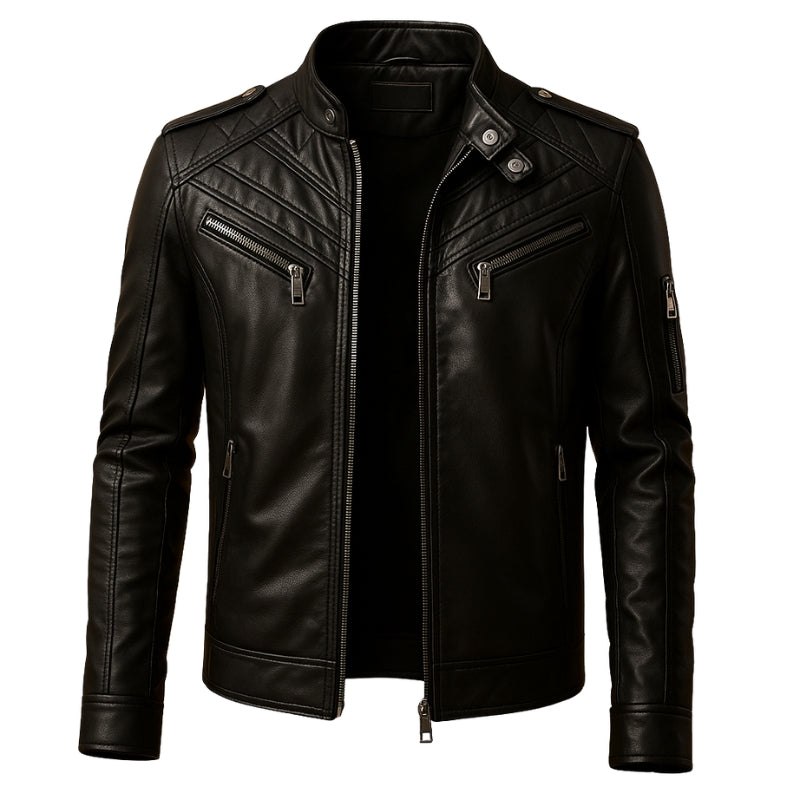 Jonas - Jas met lange mouwen, rits en zijzakken Velani