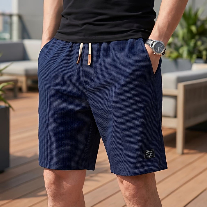 Men's Comfortable Casual Shorts with Drawstring