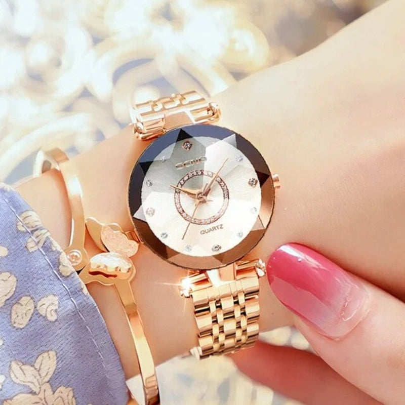 Aria – Round Watch with Adjustable Strap