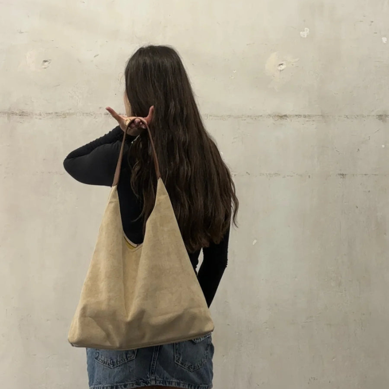 Sandra – Grote Schoudertas met Ritssluiting Velani