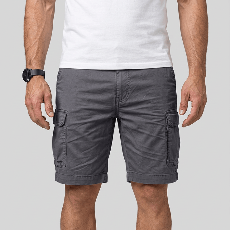 Men's Comfortable Casual Shorts with Belt Loops