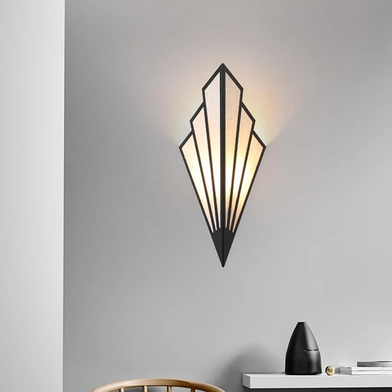 LumiGlow – LED Wall Lamp with a feather-inspired design