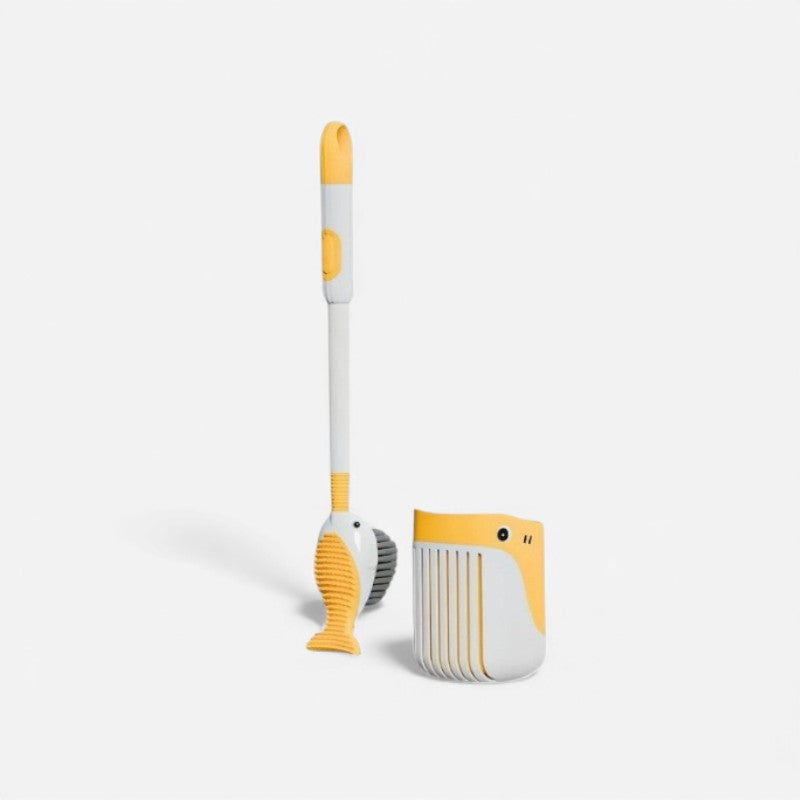 AquaHold – Wall-Mounted Brush Holder with Fish Design