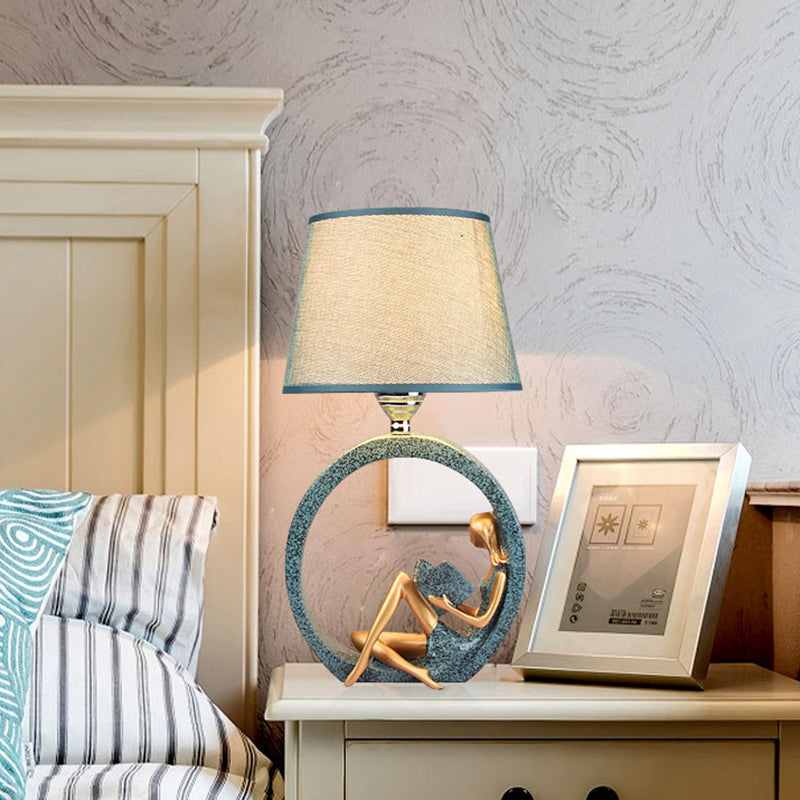 LumaGlow – Reading Girl Table Lamp for Living Rooms