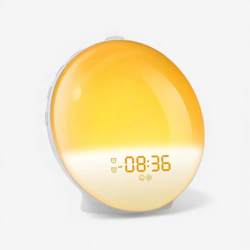 TimeGlow – Moderne Ronde Digitale Klok met Verlichting Velani