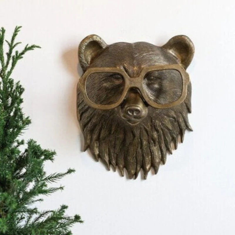 ArtWild – Wall-Mounted Animal Head Sculpture for Home Decor