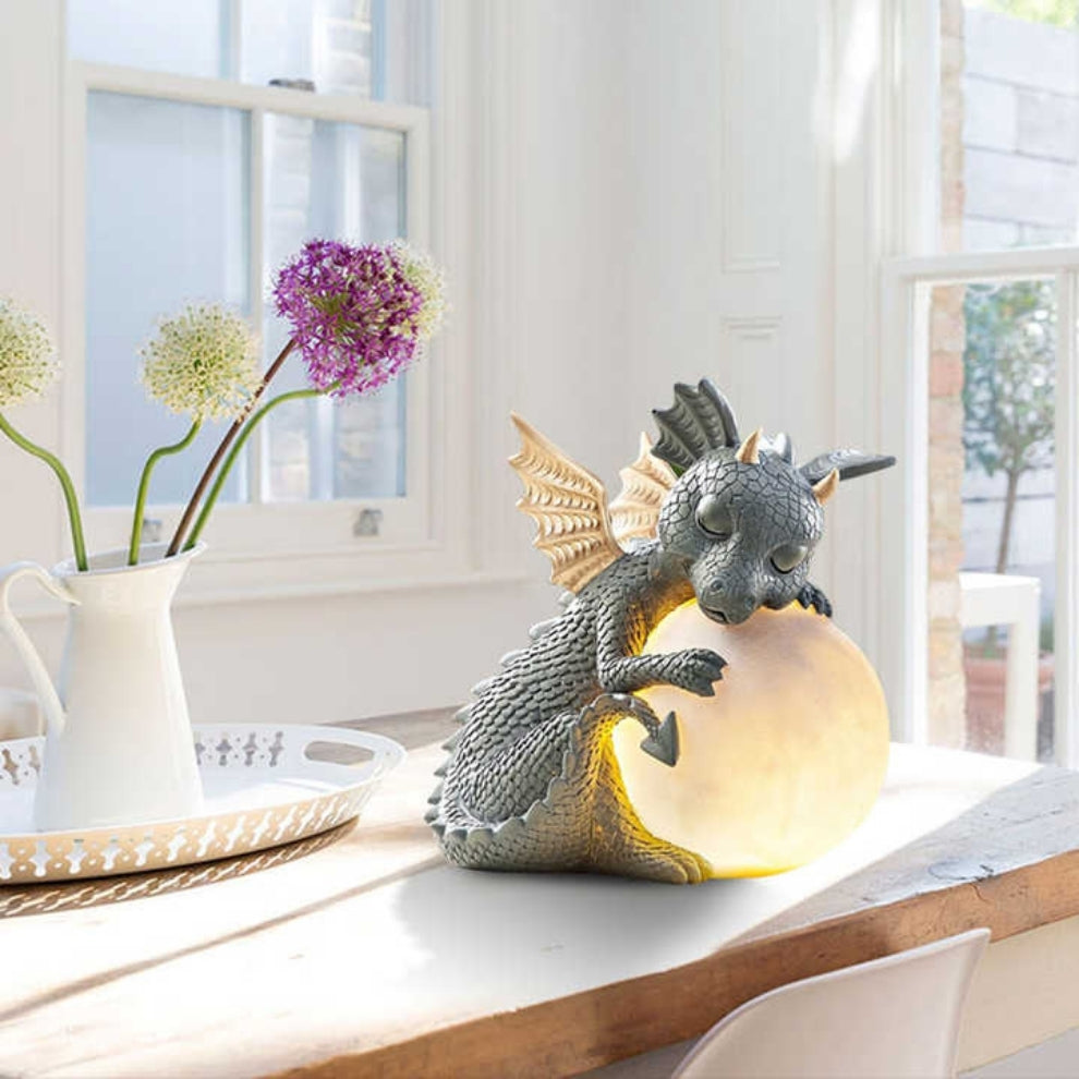 DragonGlow – Oplaadbare Drakenlamp Sculptuur voor Tuindecoratie Velani