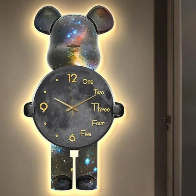BearTime – Charming Bear-Shaped Digital LED Wall Clock