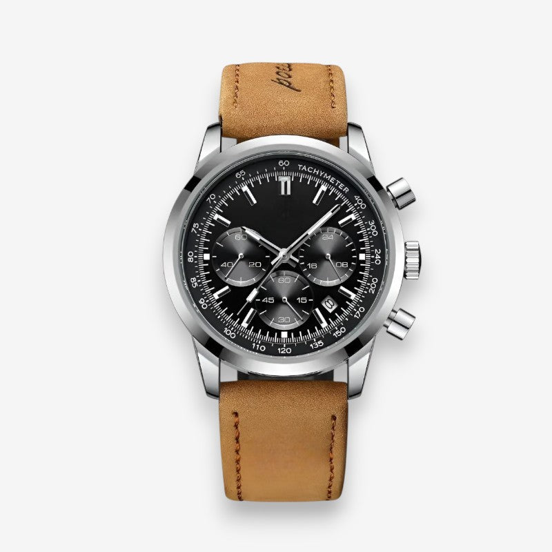 Ethan – Watch with Adjustable Strap and Clear Number Display