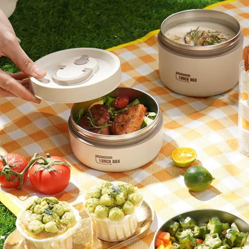 TinaPack – Draagbare Ronde Lunchbox Container Velani