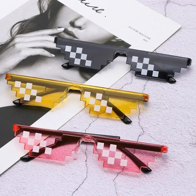 PixelVibe – Pixel Sunglasses Mosaic Design