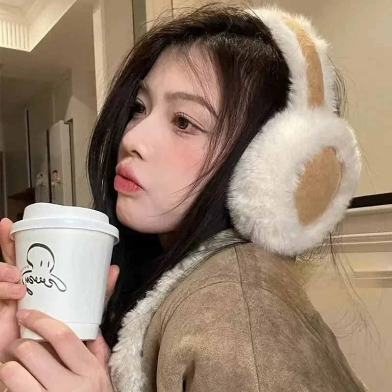 Lila – Foldable Faux Fur Ear Warmers