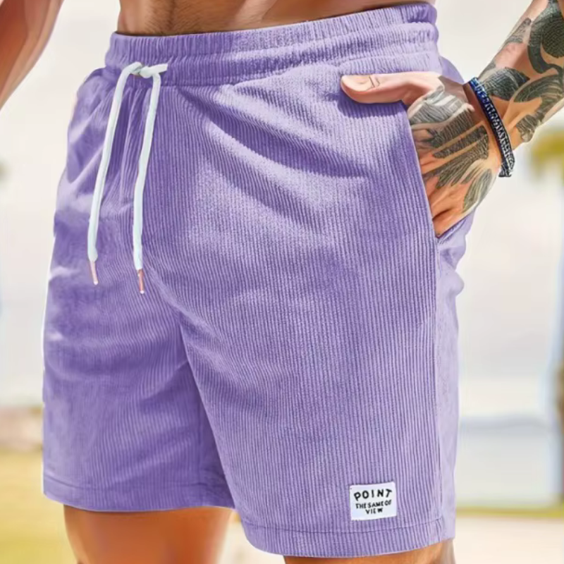 Men's Casual Drawstring Shorts with Pockets