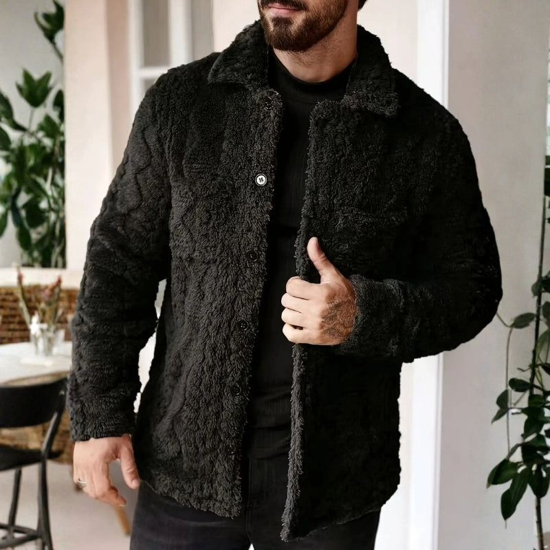 Oliver – Long Sleeve Jacket with Down Collar Design