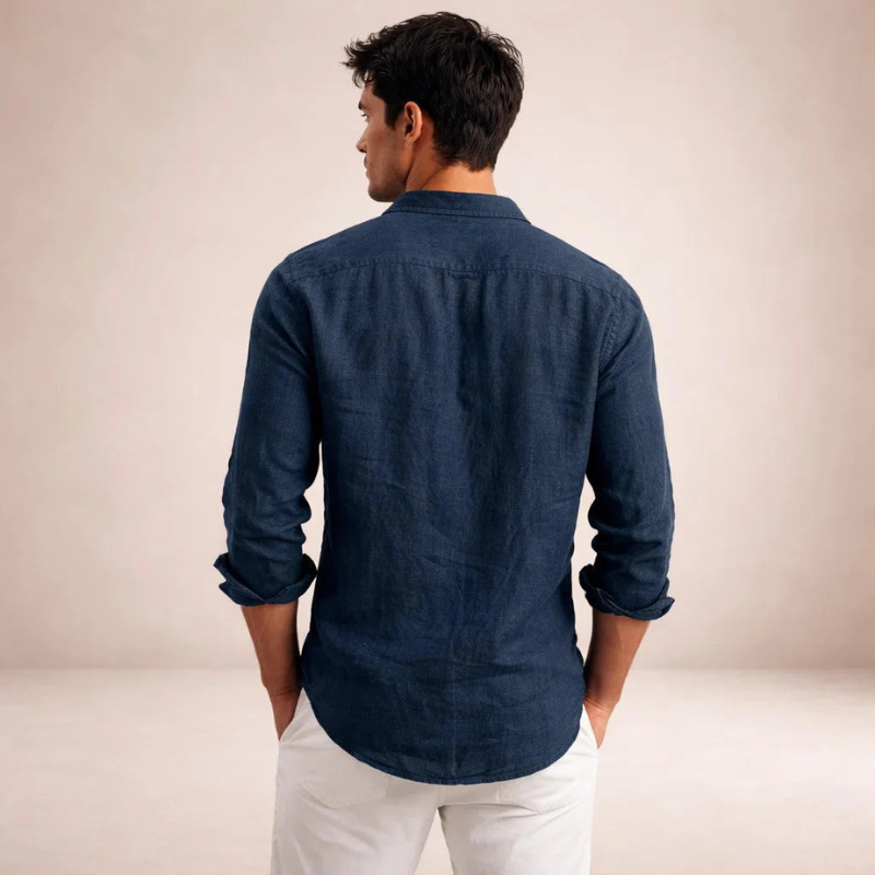 Men's Long Sleeve Button-Down Shirt