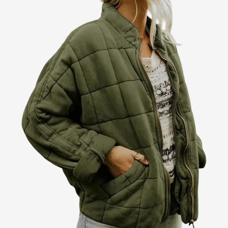 Melody – Gevoerde Jas met Lange Mouwen en Zakken Velani