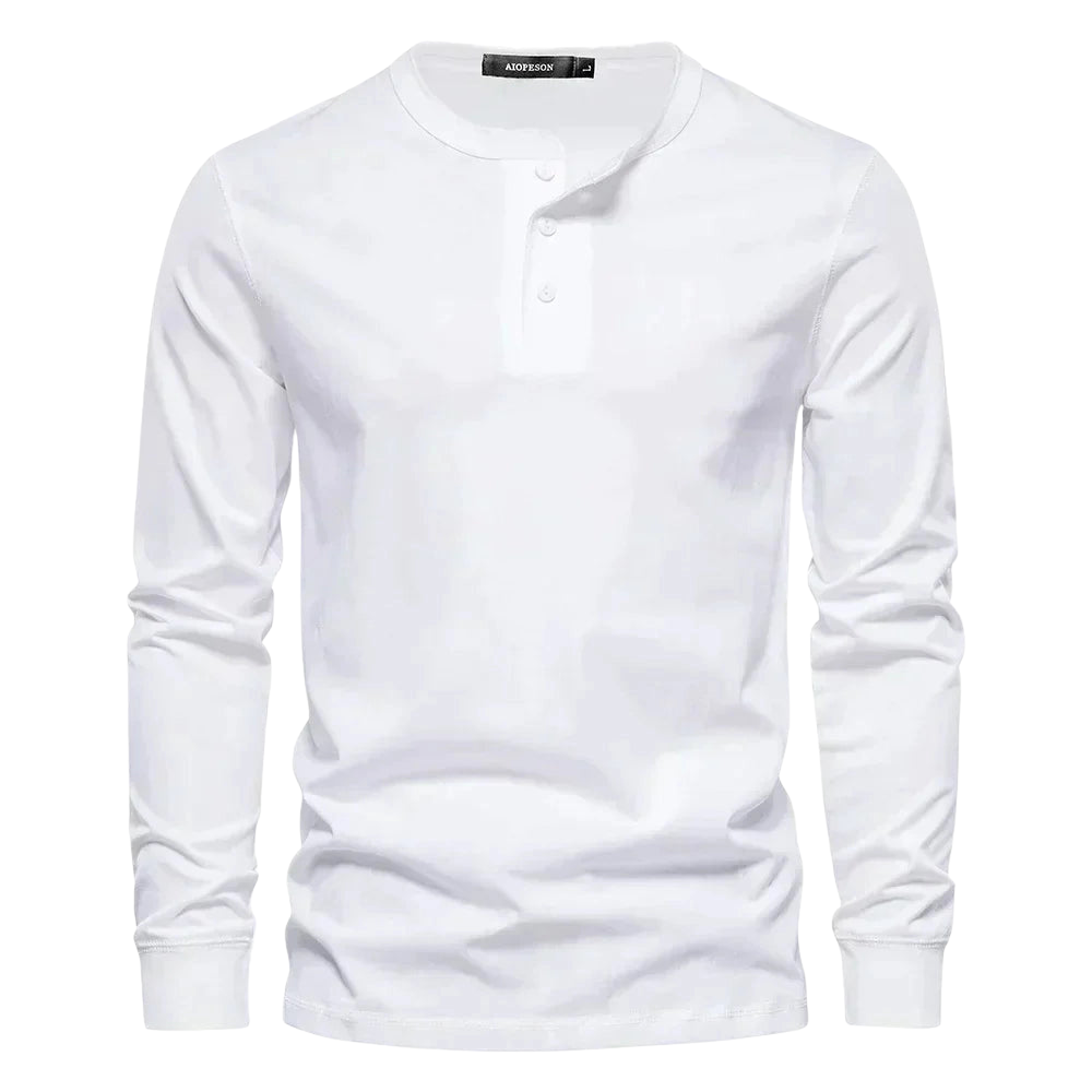 Elias – Slim Fit Overhemd met Lange Mouwen en Knoopsluiting Velani