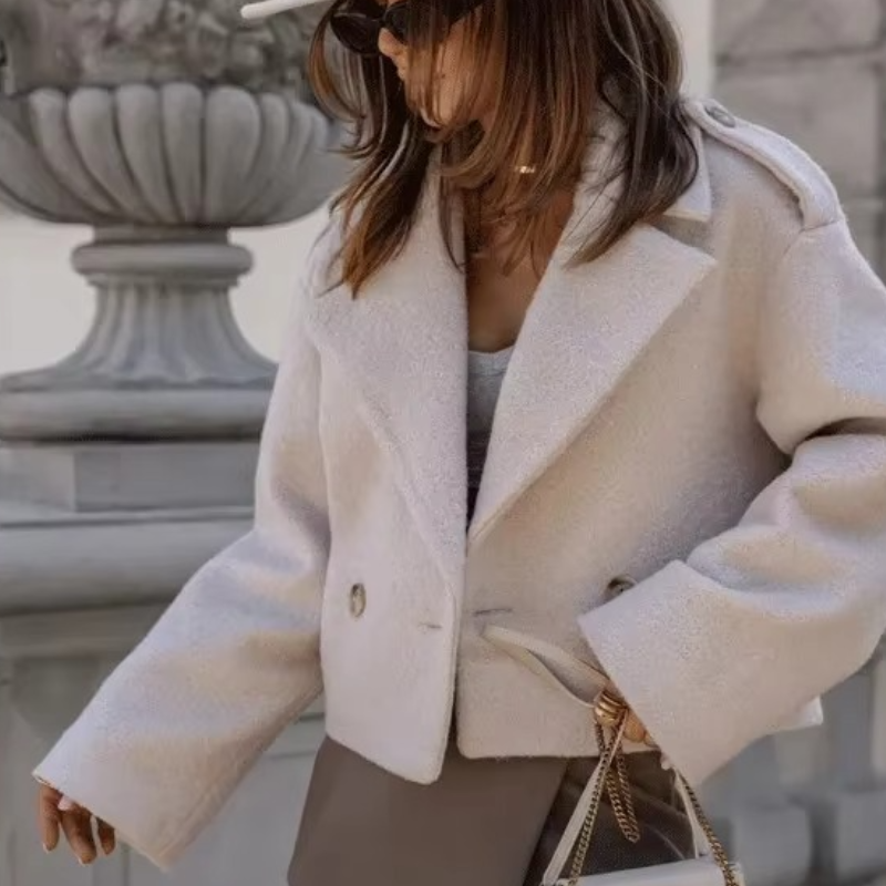 Aria – Jas met lange mouwen en reverskraag Velani