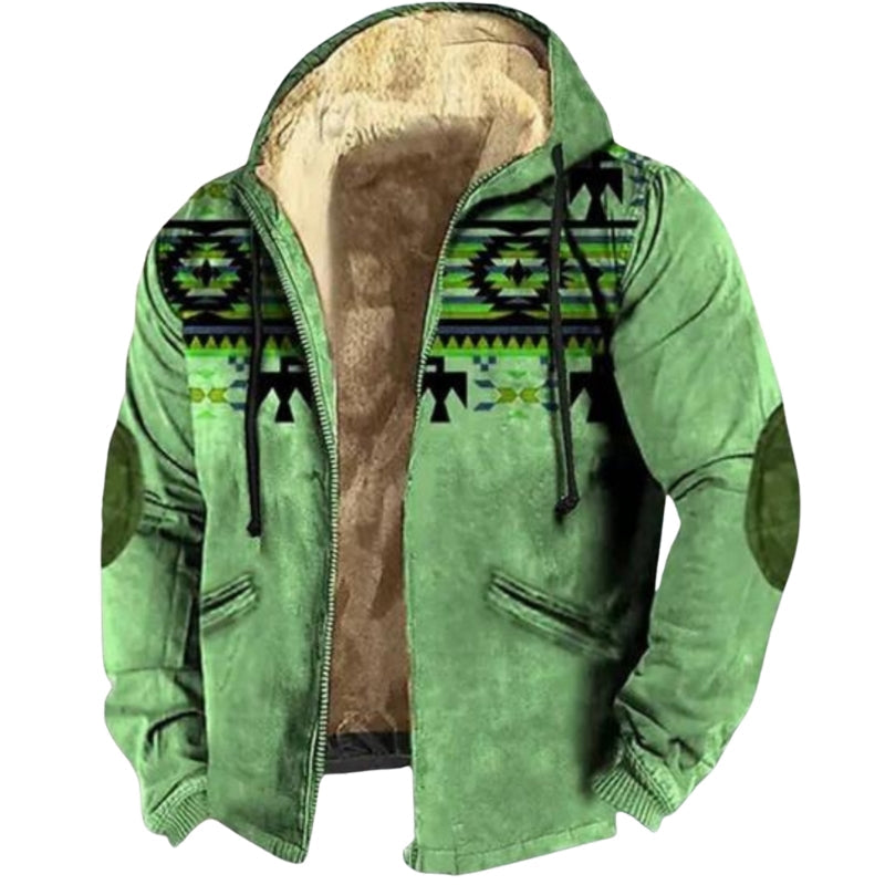 Gunther – Jas met lange mouwen, capuchon, rits en zakken Velani