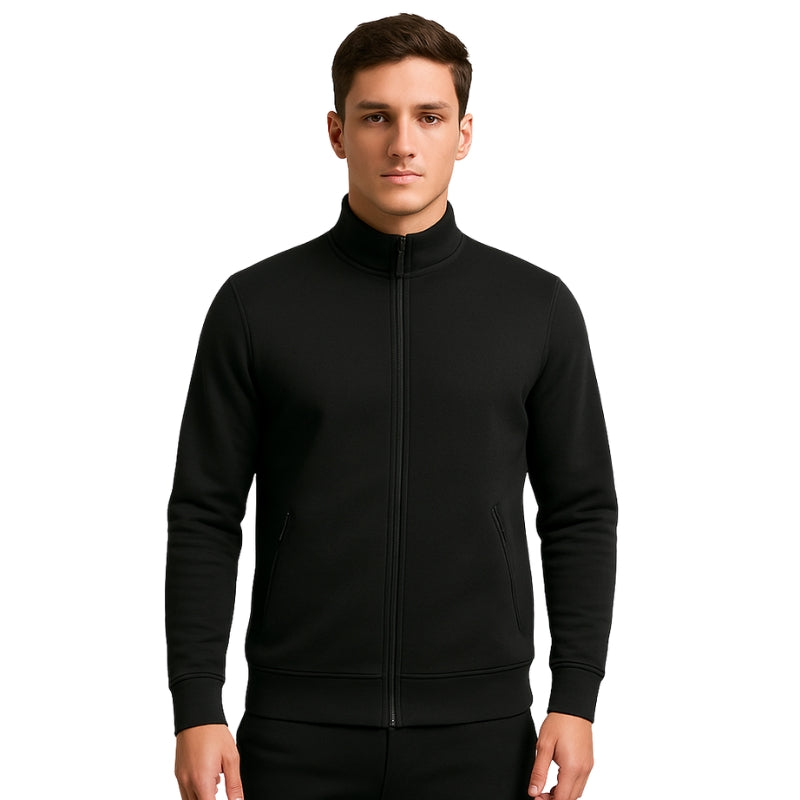 Lukas – Lange Mouw Jas met Ritssluiting en Zakjes Velani