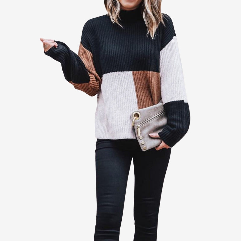 Emma – Long Sleeve Sweater with Round Neck Design