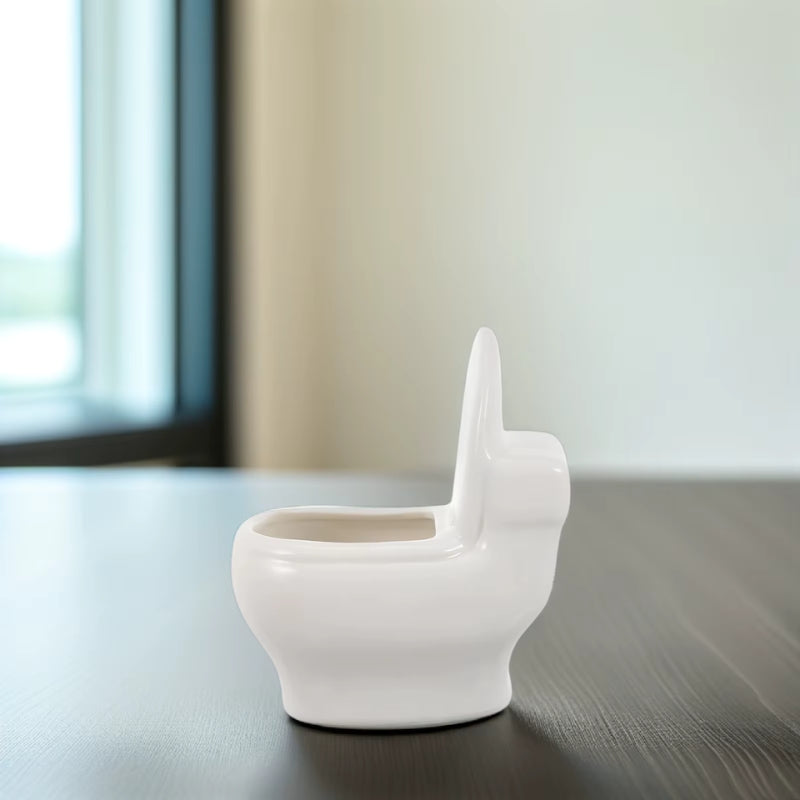 PottyCharm – Toilet-Shaped Succulent Planter